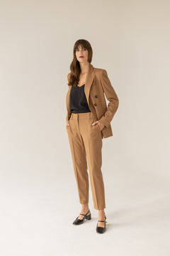 Enteliér Cigarette Pants Caramel