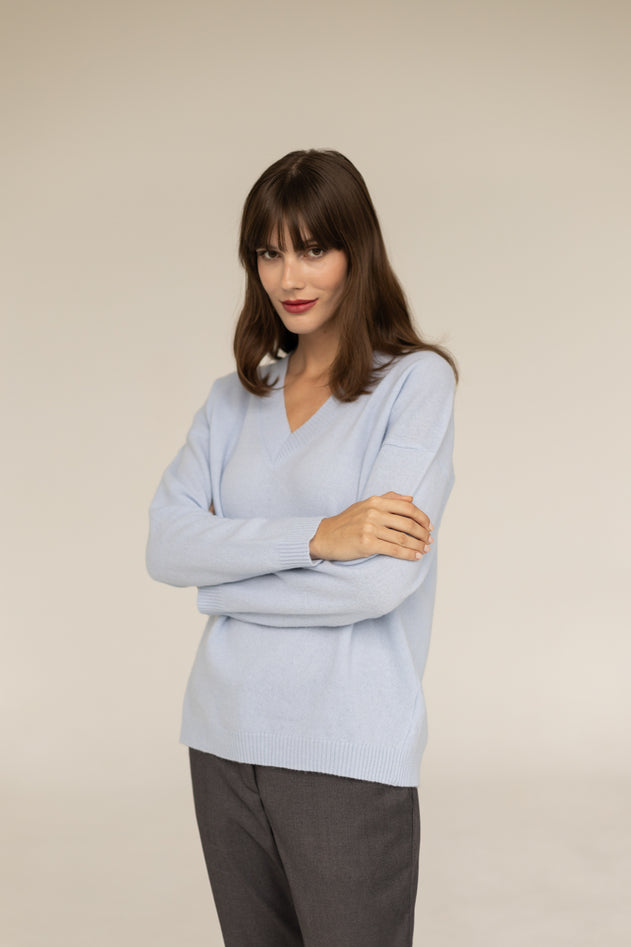 Enteliér Kasjmier Trui Blauw