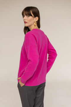 Cashmere Sweater Fuchsia