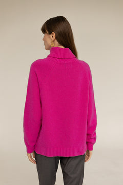 Cashmere Turtleneck Fuchsia