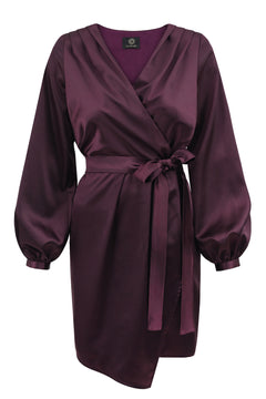 Laurel Dress Aubergine