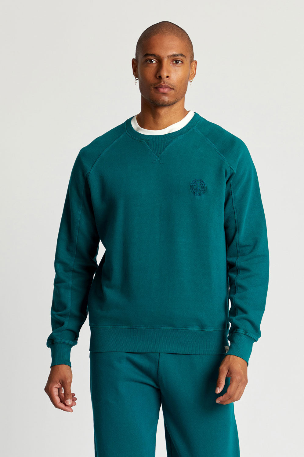Men's Anton Sweatshirt Teal Green