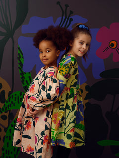 Jungle mousseline jurk voor kinderen