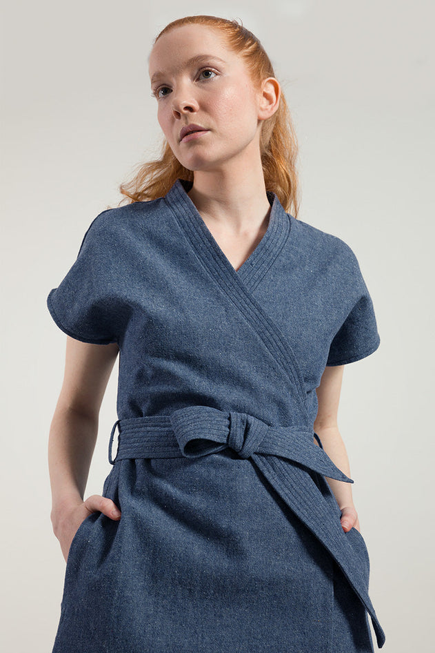 Cloe Recycled Denim Dress