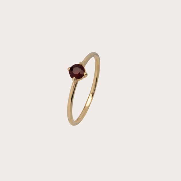 Fleur Granaat Ring