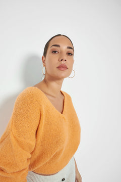 De Susanne Sweater Orange