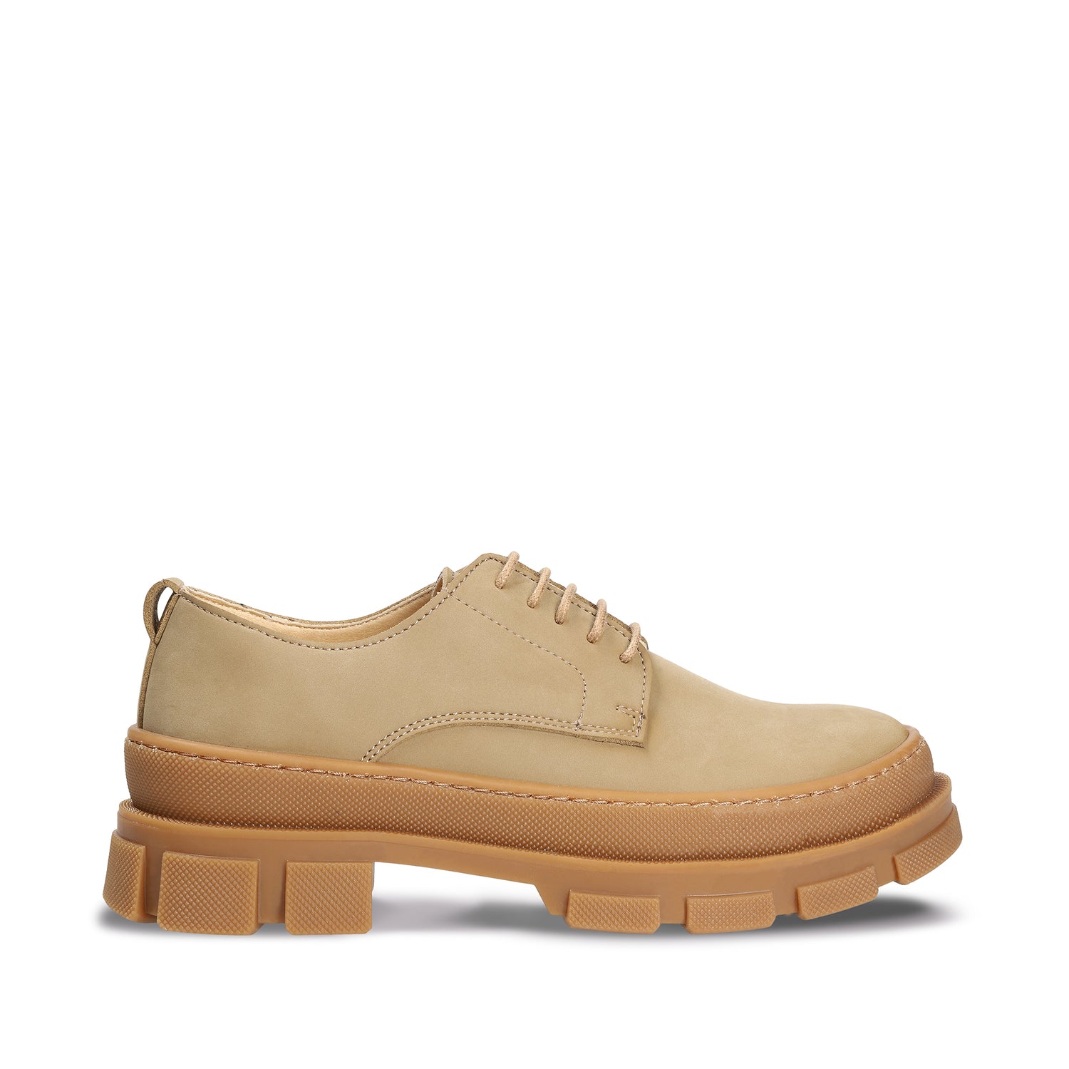 Arum Beige Chunky Derby Vegan Schoenen