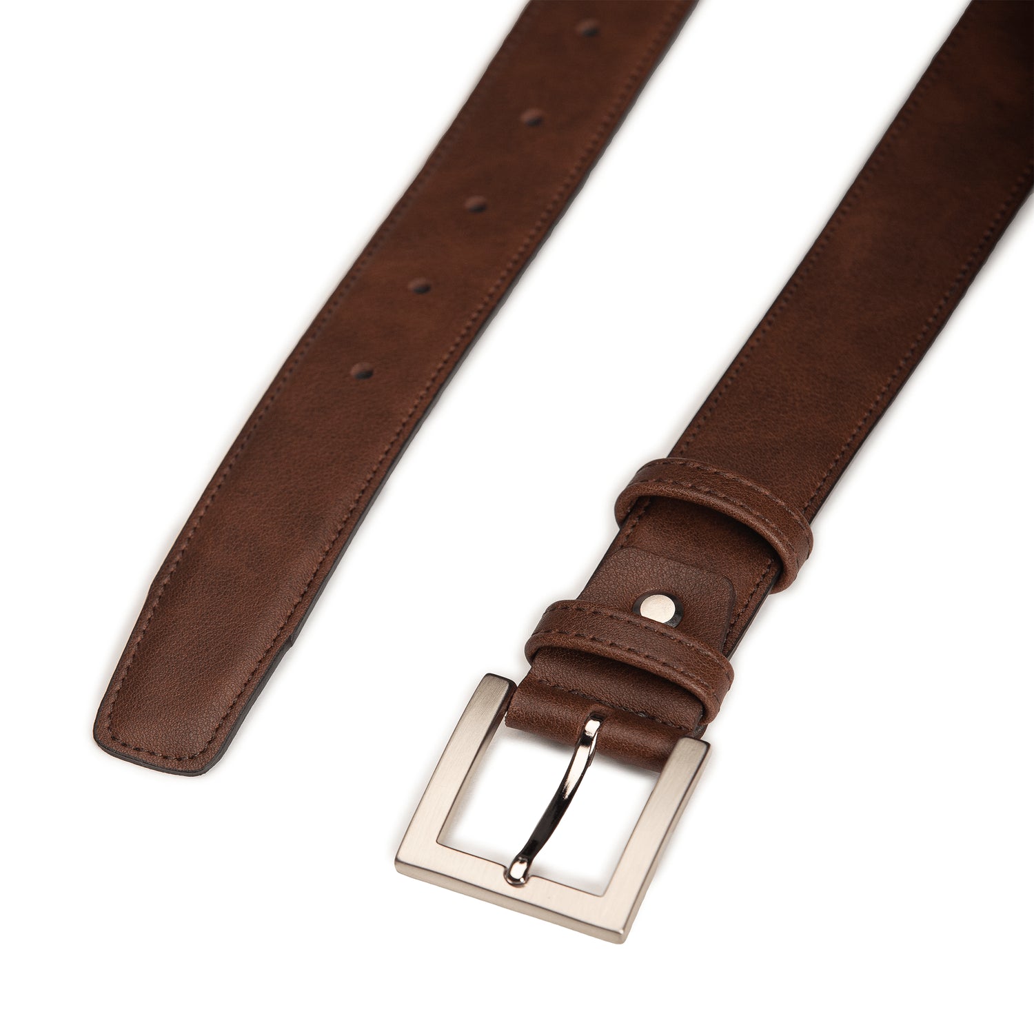 Nae Bruc MicroFiber Men's Brown Vegan Belt