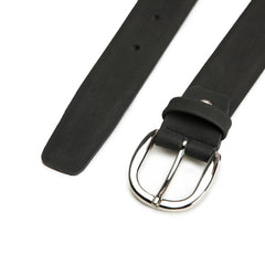 Mura MicroFiber Women's Black Vegan Belt