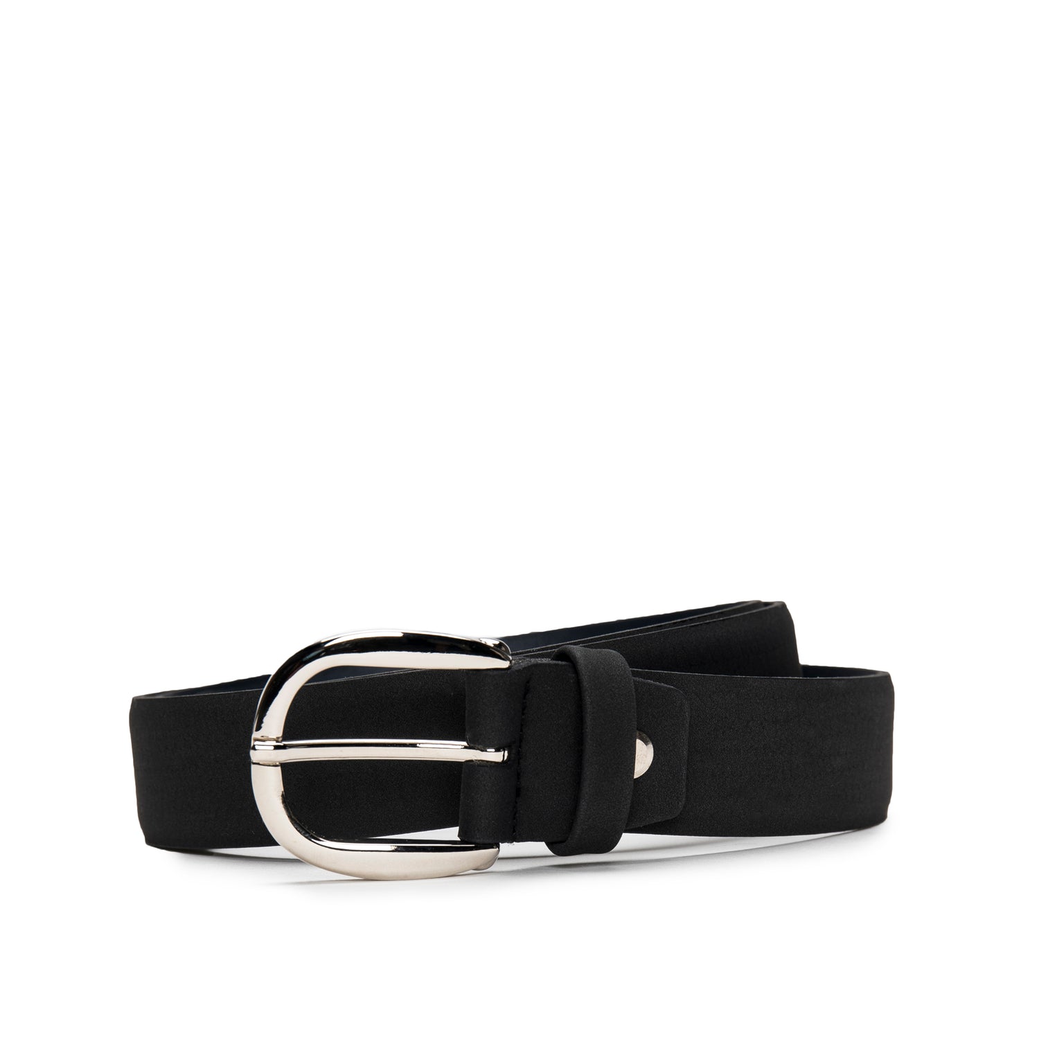 Mura MicroFiber Women's Black Vegan Belt