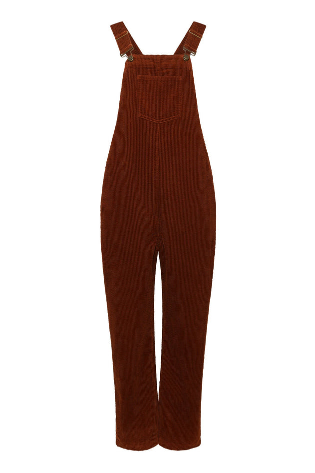 Joy Organic Cotton Dungaree Chestnut Brown