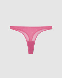 Mesh Thong Candy Pink