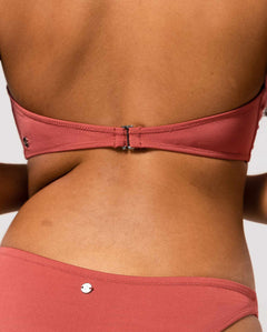 Bandeau Bikini Top Dusty Rose