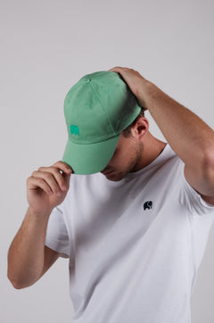 Logo Dad Cap Jade Green