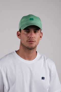 Logo Dad Cap Jade Green