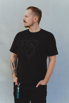 Bermuda T-shirt zwart/zwart