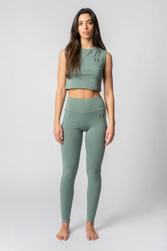 Crop Top Rozemarijn Groen