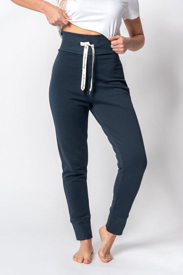 Joggingbroek met hoge taille