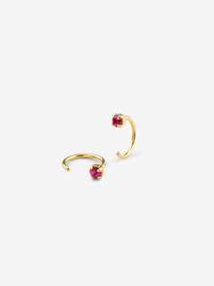 Dimitri Earrings Fuchsia