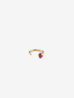 Dimitri Earrings Fuchsia