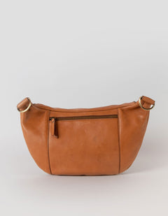 Drew Bum Bag Maxi Brown Soft Graanleer