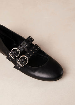 Thekla Leather Ballet Flats Black