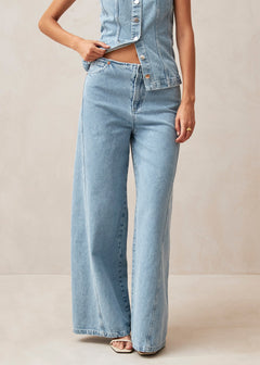 Magda Denim Pants Blue