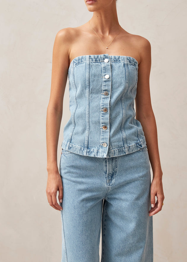 Troyes Blue Denim Tank