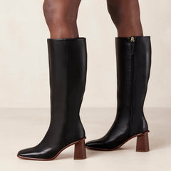 East Leather Boots Black