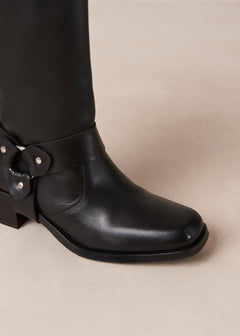 Rocky Leather Boots Black