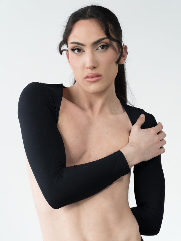 Alle skinwear haalt zwart schouders op