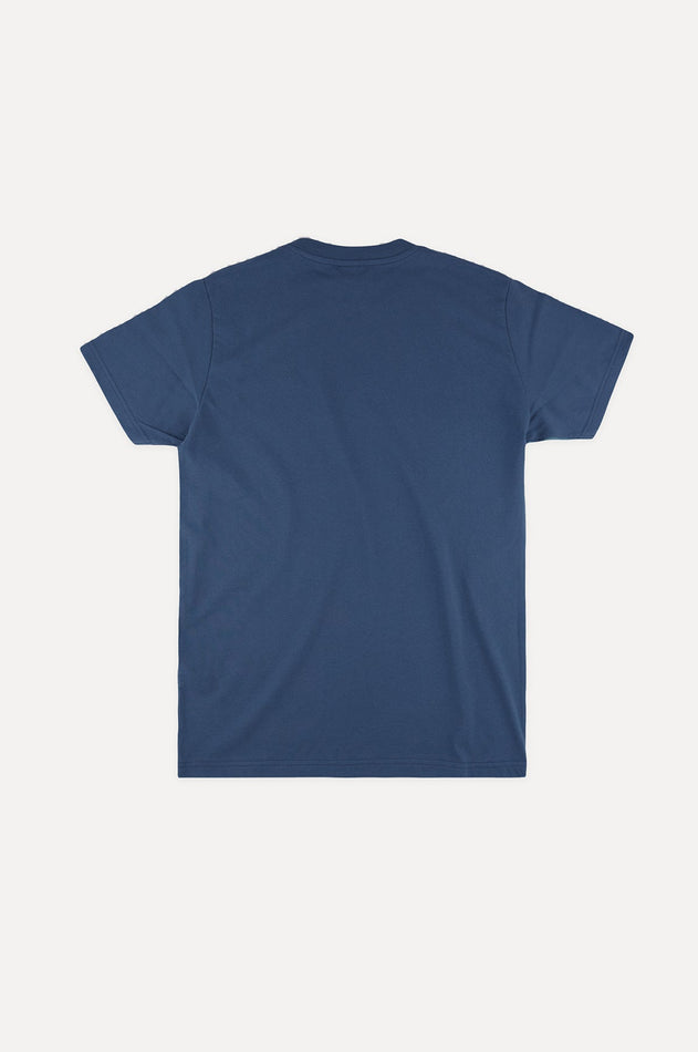 Organische essentiële t-shirt marine