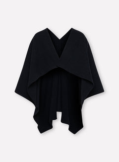 Favoriet 09 Poncho Navy Zwart