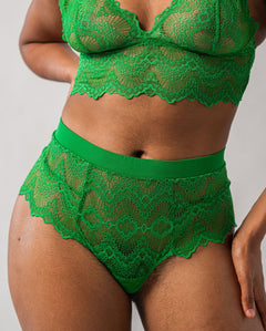 Kanten Highwaist String Green Ivy