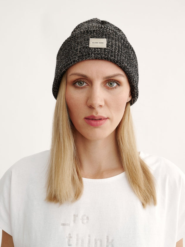 Hanki Beanie Black / Beige