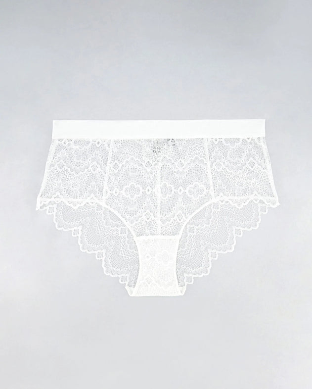 Lace Highwaist Slips 001 Blanche