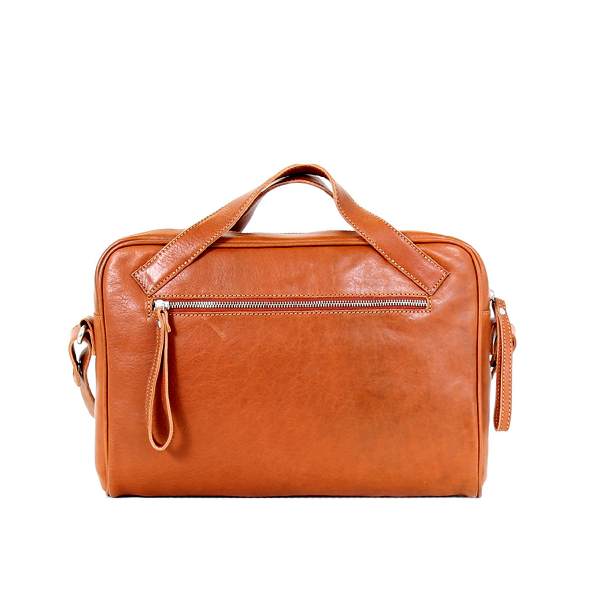 Hirku Large Laptop Bag Cognac