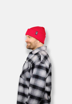 Hoofdverwarming beanie rood