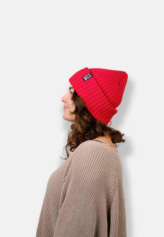 Hoofdverwarming beanie rood