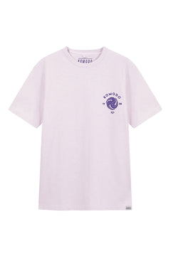 Crest Tee Organic Cotton Lavender Pink