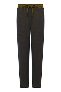 Evie Katoenen Jogger Khaki Gemêleerd