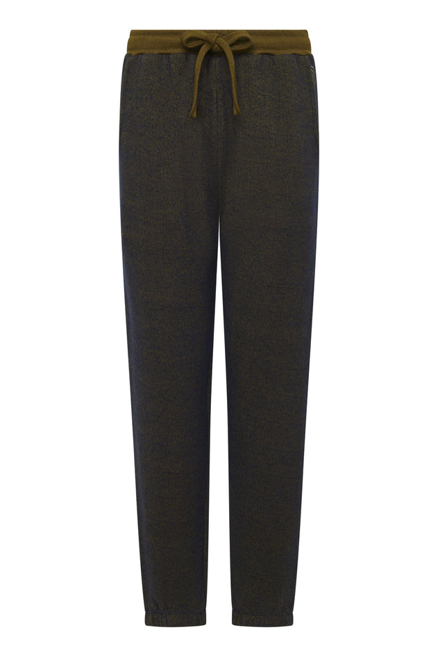 Evie Katoenen Jogger Khaki Gemêleerd