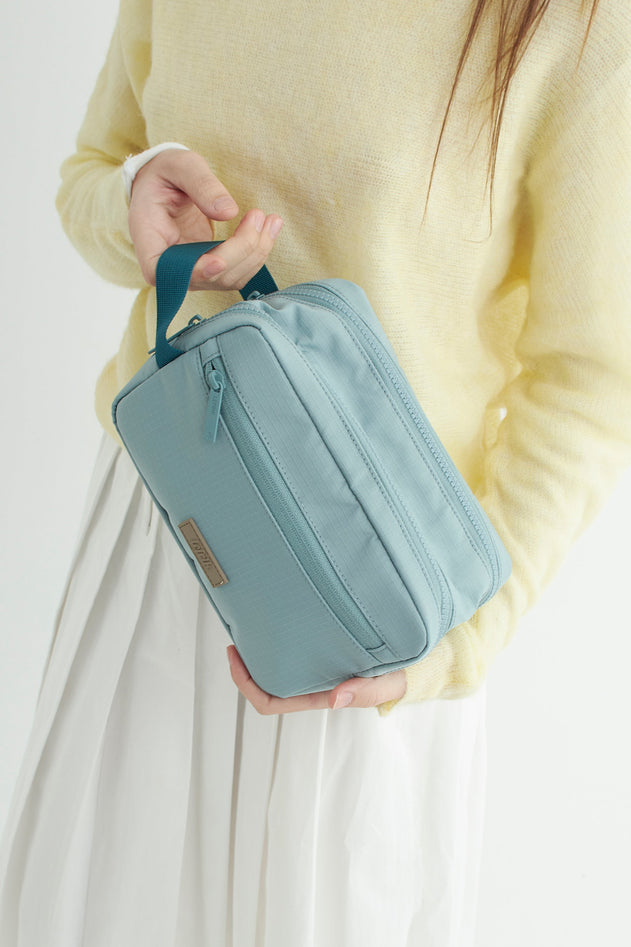 Kei Double Washbag Sky Blue Vandra