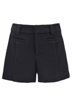 Tweed Shorts Zwart