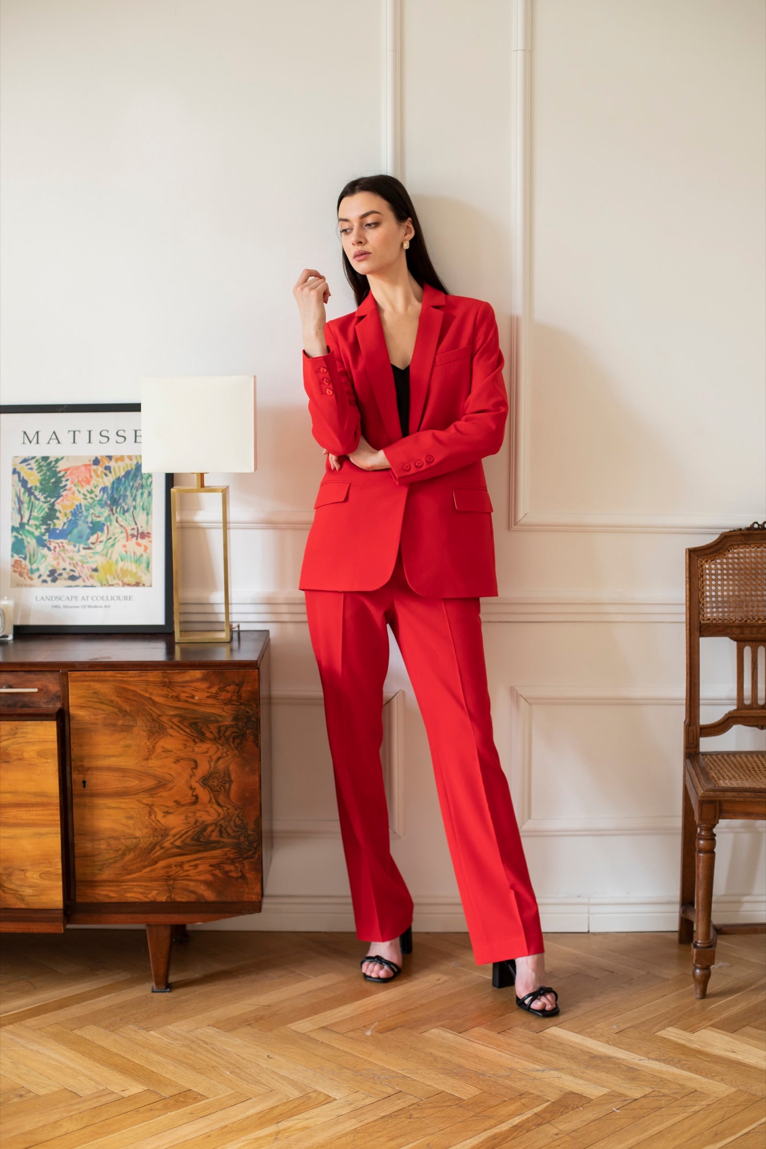 Vogue blazer rood