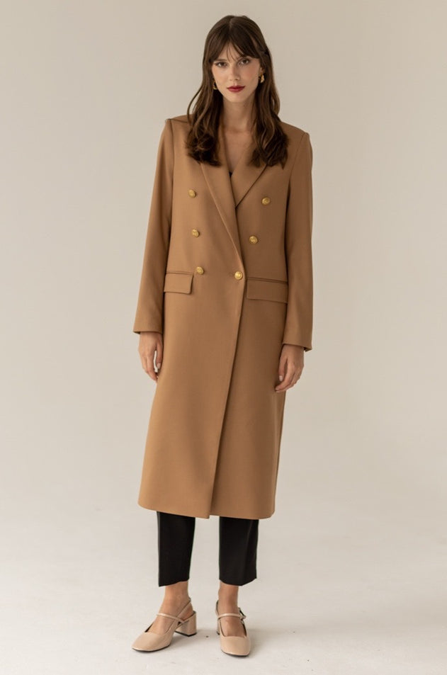 Enteliér Trench Coat Caramel