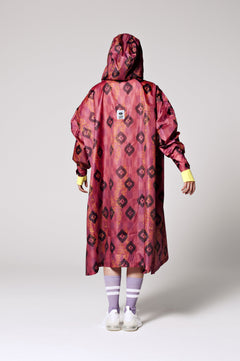 Ikat Rain Poncho