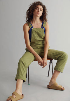 Joy Organic Cotton Dungaree Khaki Green