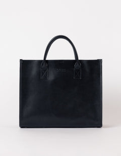 Jackie Classic Leather Bag Black