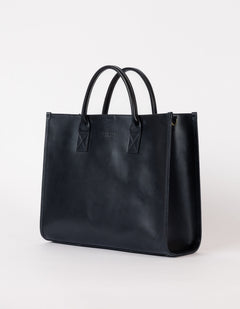 Jackie Classic Leather Bag Black